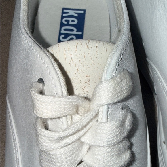 KEDS Women’s White  Leather Platform Lace Up Sneakers Size 7 - Picture 8 of 8